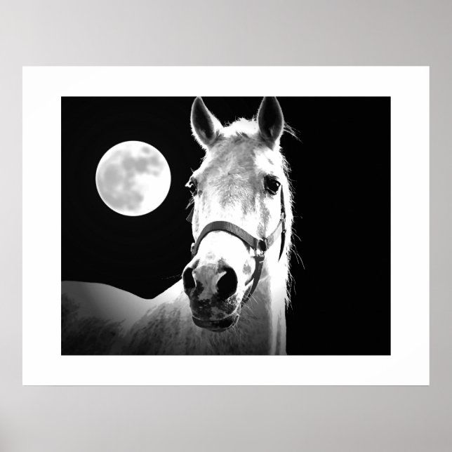 Póster Poster de caballos y luna de miel (Frente)