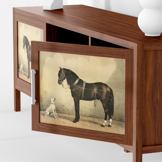 Póster Poster de caballos y perros de época o papel de de (Subido por el creador)
