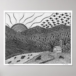 Póster Poster de Cabin Morning