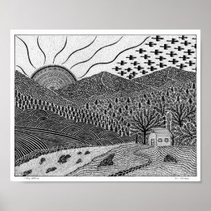 Póster Poster de Cabin Morning