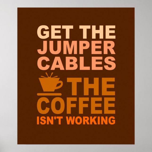 Póster Poster de cables de yumper (Frente)