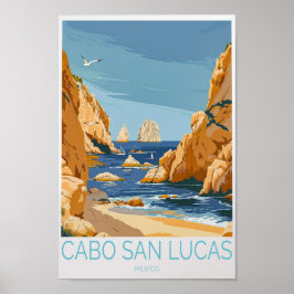 Póster Poster de Cabo San Lucas, México Viaje Wall Art