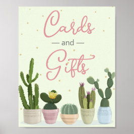 Póster Poster de Cactus Fiesta Cards and Gifts