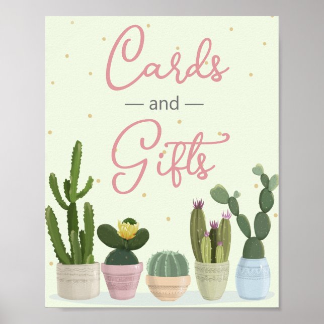Póster Poster de Cactus Fiesta Cards and Gifts (Frente)