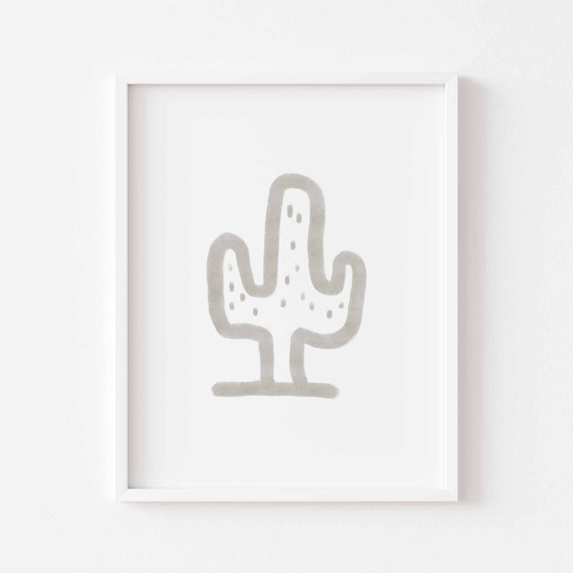 Póster Poster de cactus minimalista (Subido por el creador)
