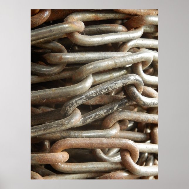Póster Poster de cadena antiguo (Frente)