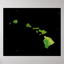 Poster de cadena de la isla de Hawái