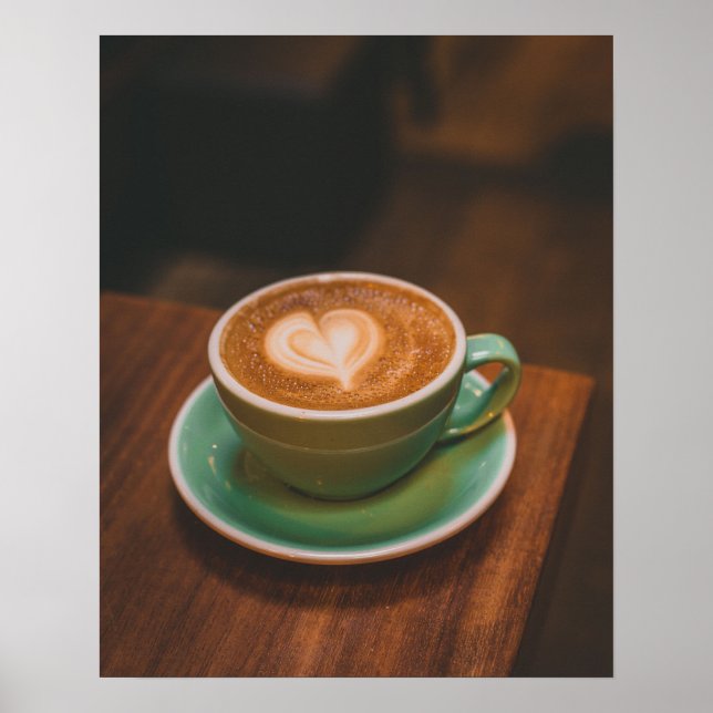 Póster poster de café estético (Frente)