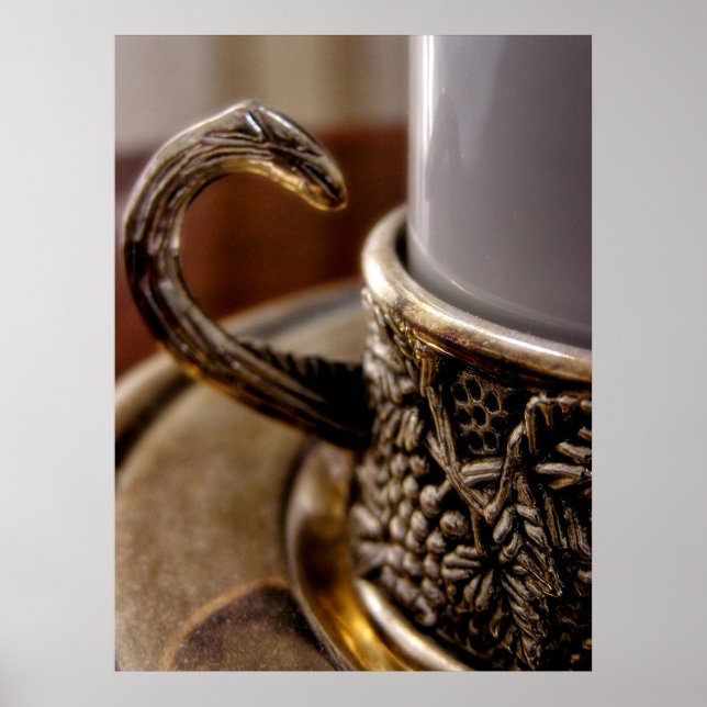 Póster poster de café turco (Frente)