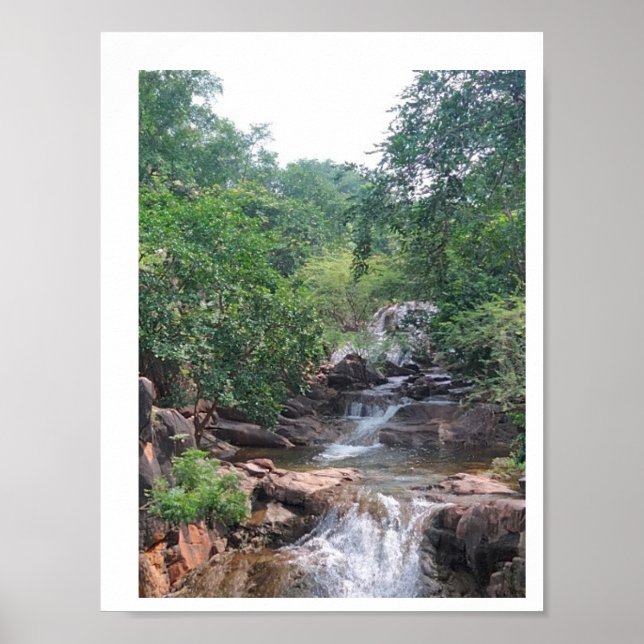 Póster Poster de caída de agua (Frente)
