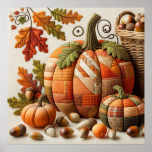 Póster Poster de calabaza