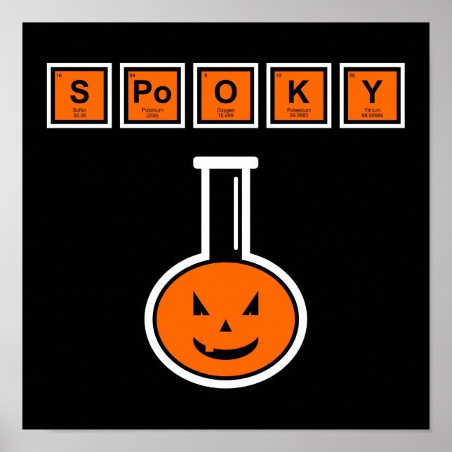 Póster Poster de calabazas de Halloween (Frente)