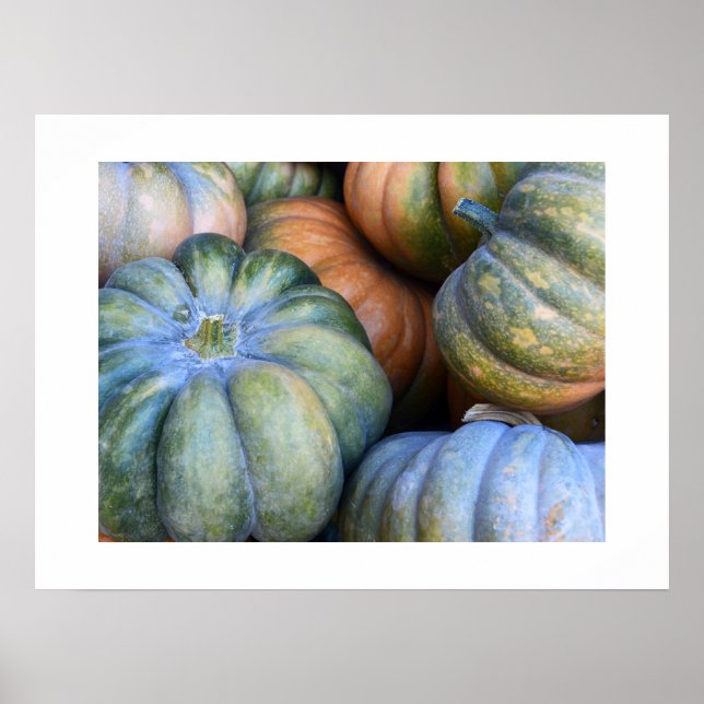 Póster Poster de calabazas de otoño (Frente)