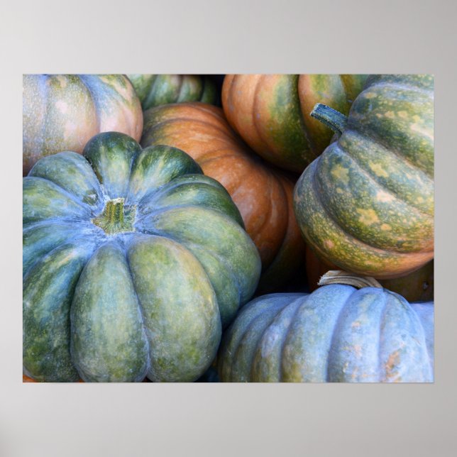 Póster Poster de calabazas de otoño (Frente)