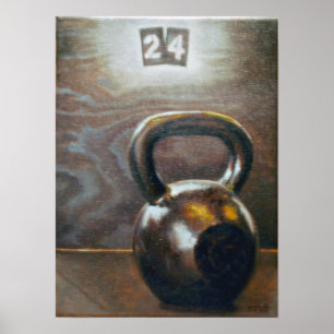 Póster Poster de calidad de archivo de Kettlebell