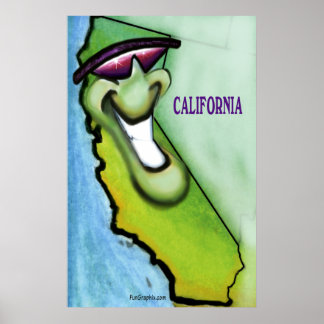 Póster Poster de California