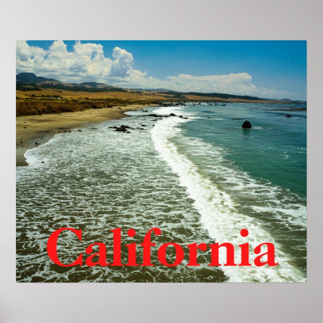 Póster Poster de California Beach (Frente)