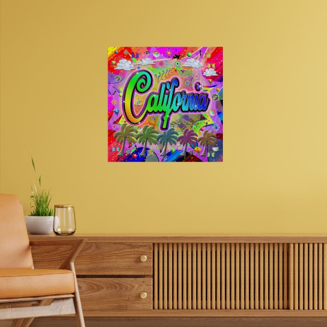 Póster Poster de California Vista Express (Salón 2)