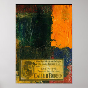 Póster Poster de Calle D Borbon