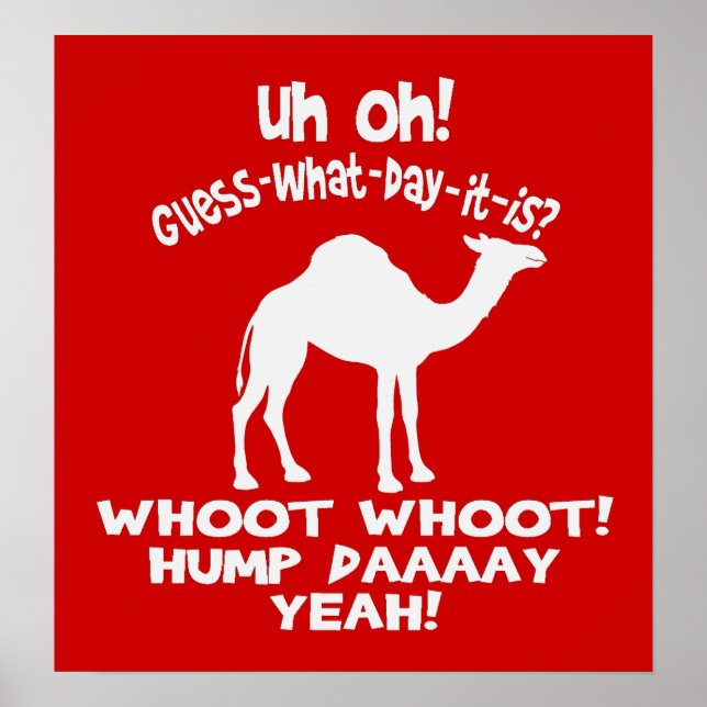 Póster Poster de camello de Hump Day (Frente)