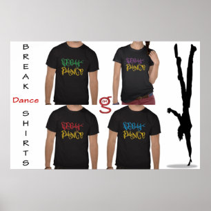 Póster Poster de Camisetas de baile de descanso