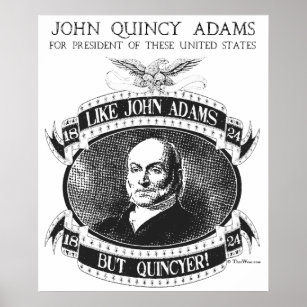 Póster Poster de campaña de John Quincy Adams 1824