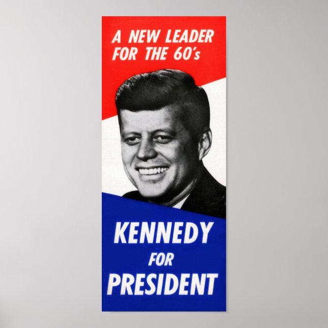 Póster Poster de campaña de Kennedy (Frente)