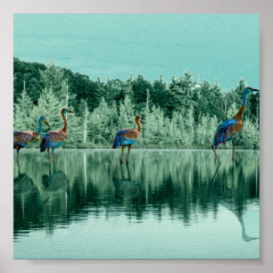 Póster Poster de canción de agua