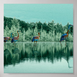 Póster Poster de canción de agua