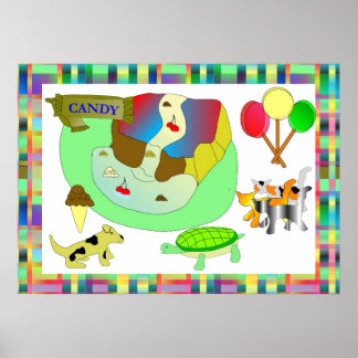 Póster Poster de Candy Critters