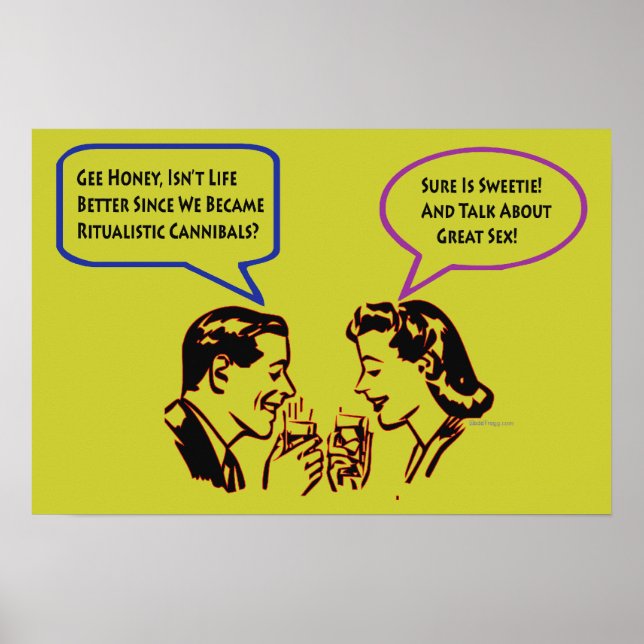 Póster Poster de Caníbales Ritualistas (Frente)