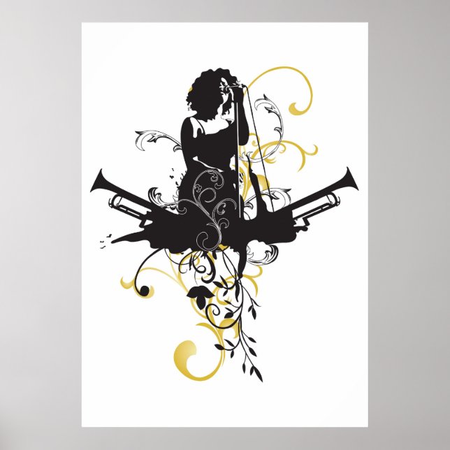 Póster Poster de cantante (Frente)