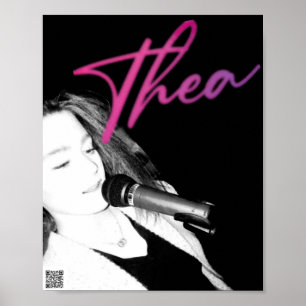 Póster Poster de canto de Thea