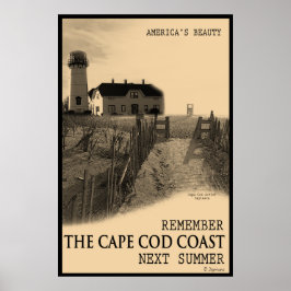 Póster Poster de Cape Cod Coast