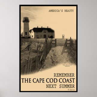 Póster Poster de Cape Cod Coast