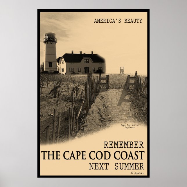 Póster Poster de Cape Cod Coast (Frente)