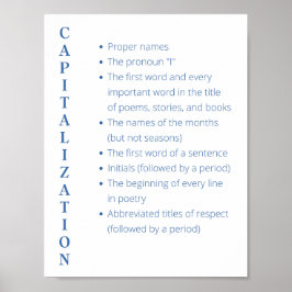 Póster Poster de capitalización