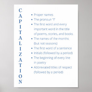 Póster Poster de capitalización