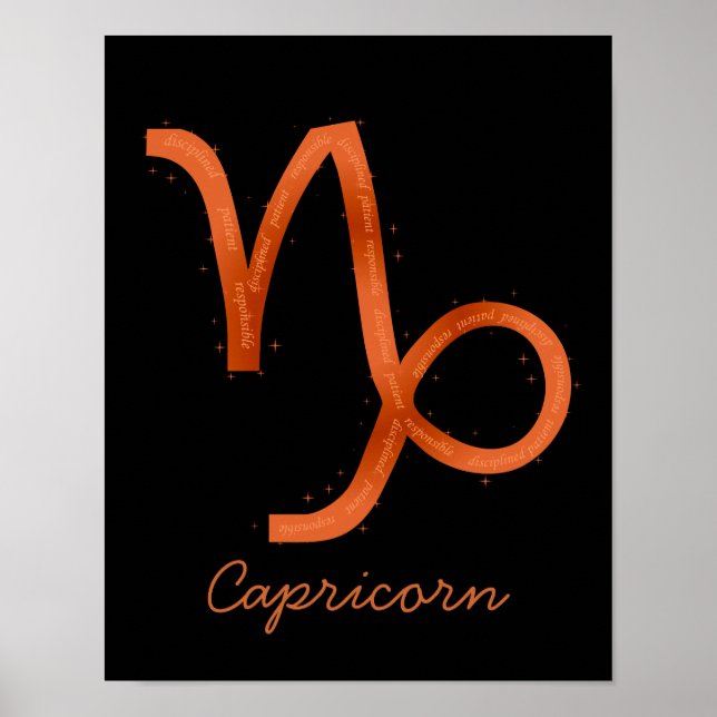 Póster Poster de Capricorn (Frente)