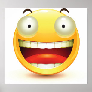 Póster Poster de cara de ojos grandes