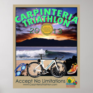 Póster poster de Carpinteria Triathlon 2013