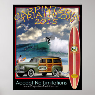 Póster Poster de Carpinteria Triathlon 2015
