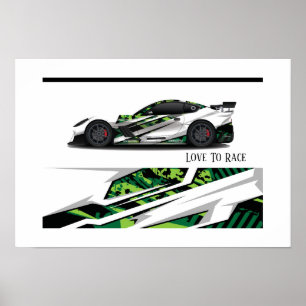 Póster Poster de Carreras automática