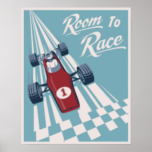 Póster Poster de carreras de niños