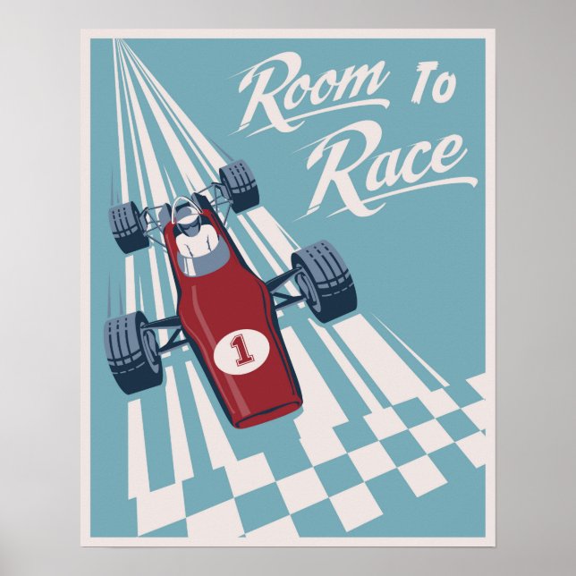 Póster Poster de carreras de niños (Frente)