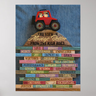 Póster Poster de carreteras altas