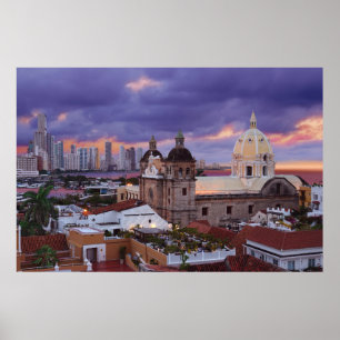 Póster Poster de Cartagena, Colombia