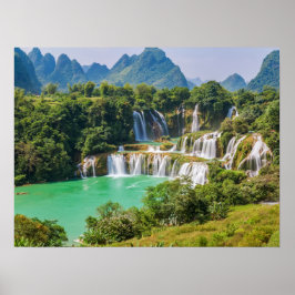 Póster Poster de cascadas