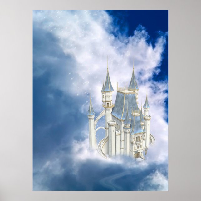 Póster Poster de Castillo de Nube (Frente)