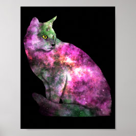Póster Poster de Cat de espacio